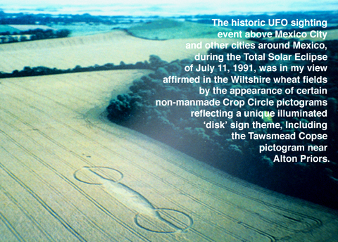 The Tawsmead Copse 1991 Crop Circle Pictogram