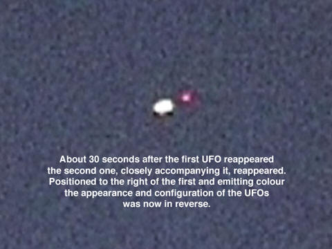 Un-Zoomed View of the First UFO After Reappearing 